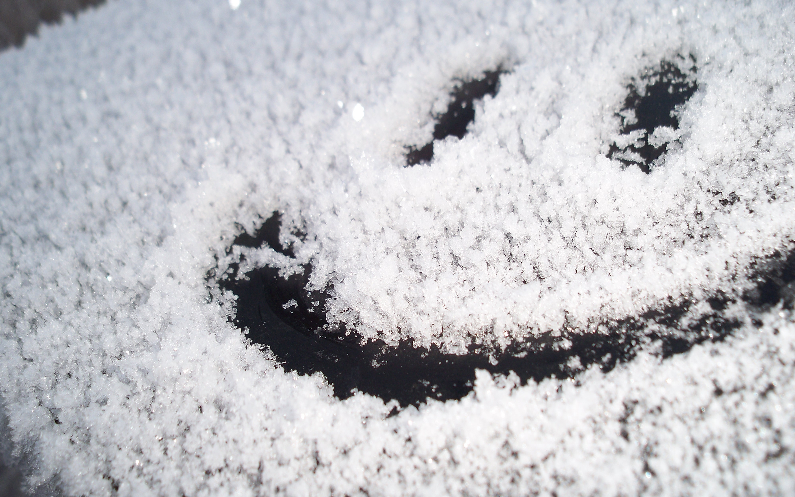 Smile Snow Face for 2560 x 1600 widescreen resolution