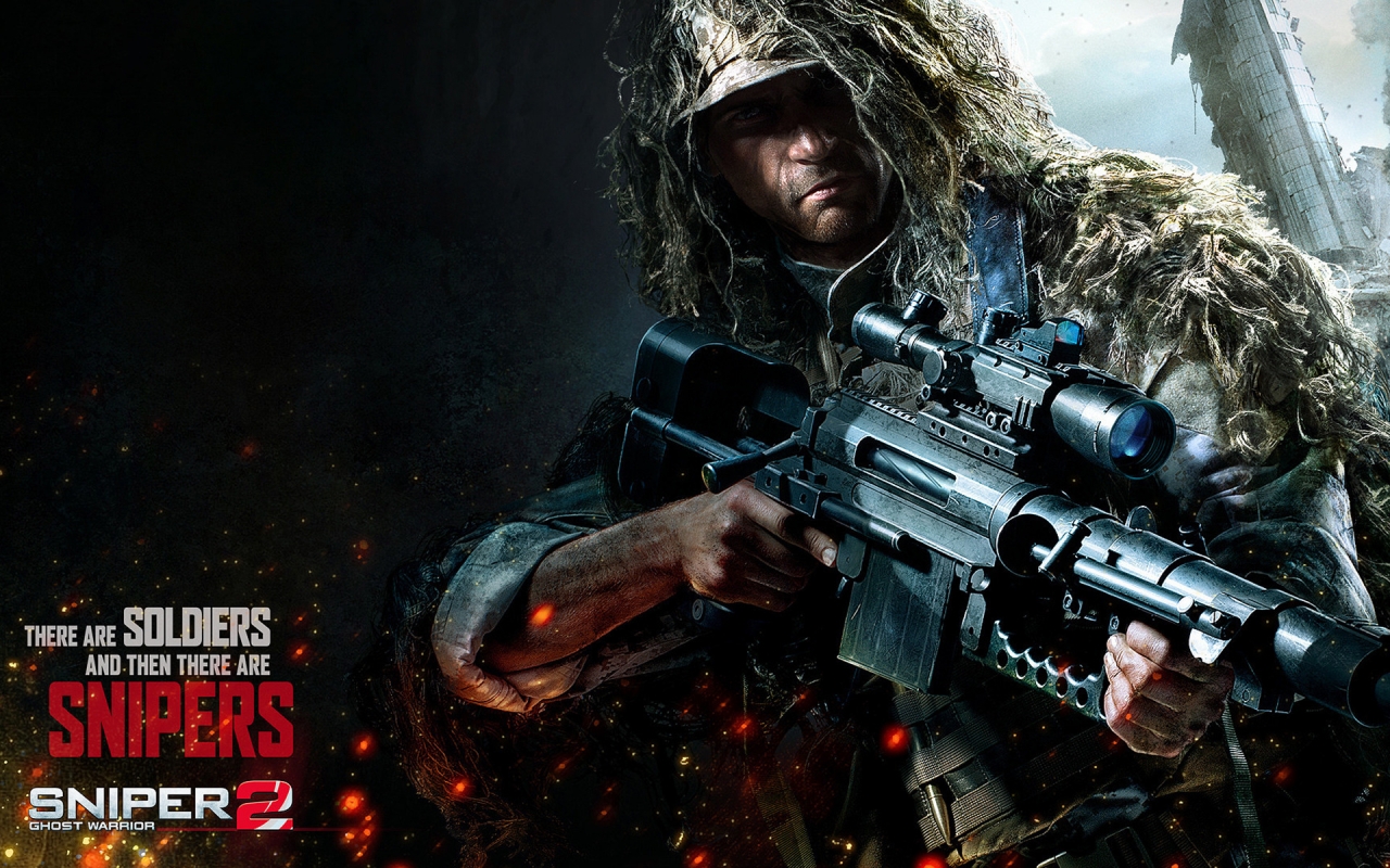 Sniper 2 Ghost Warrior for 1280 x 800 widescreen resolution