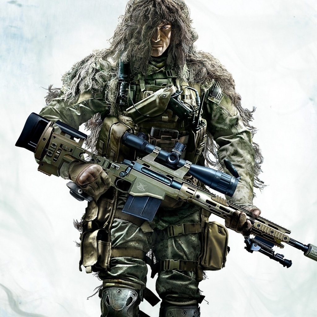 Sniper Ghost Warrior 2 Camouflage for 1024 x 1024 iPad resolution
