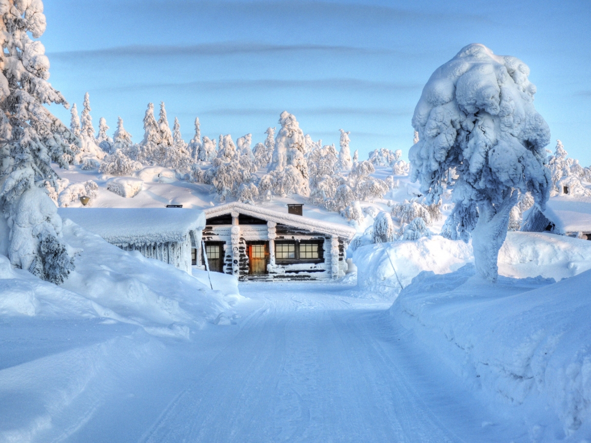 Snow House for 1152 x 864 resolution