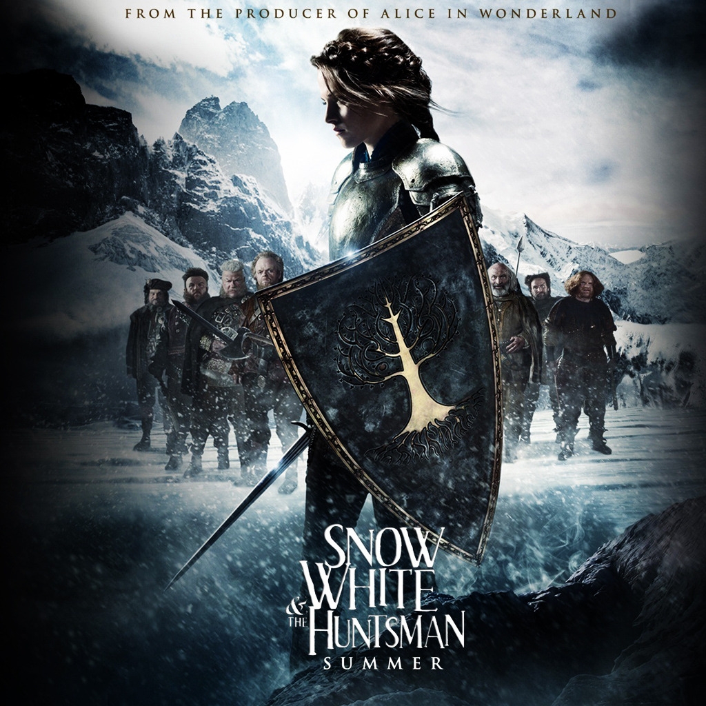 Snow White and the Huntsman Movie Poster for 1024 x 1024 iPad resolution