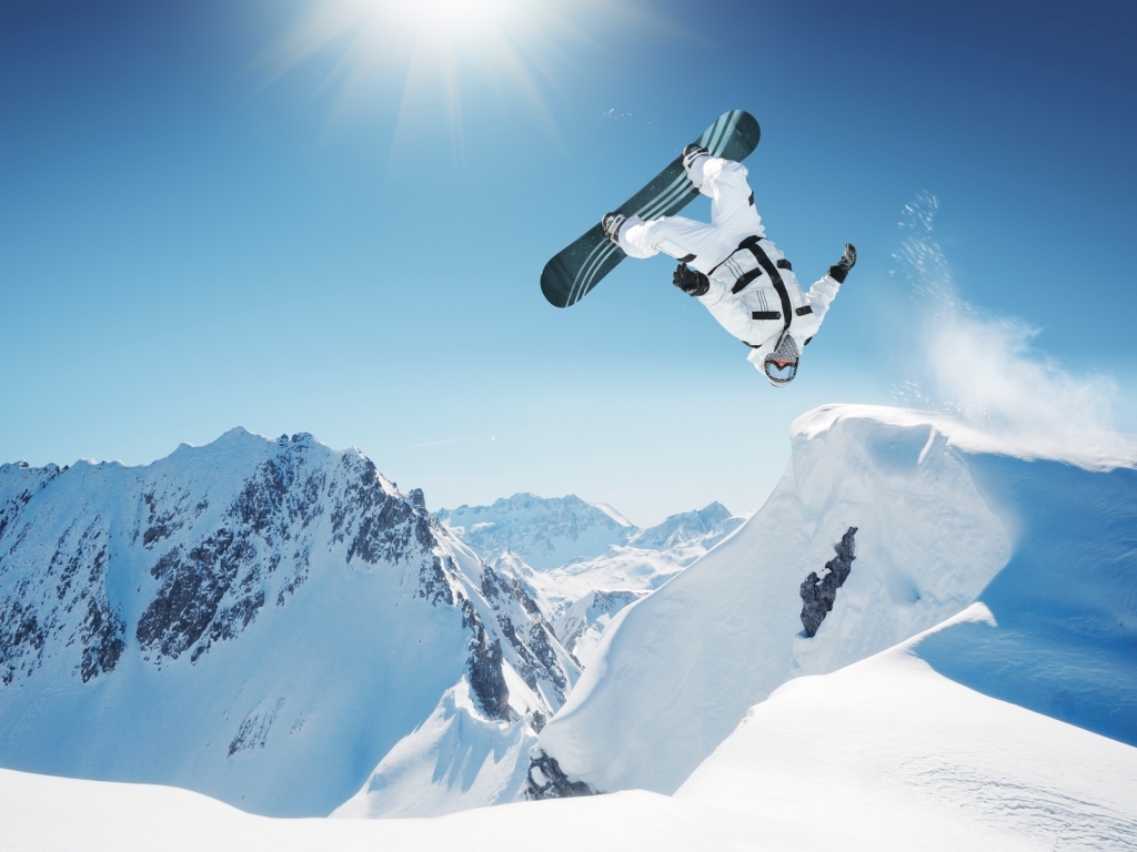 Snowboarding Adventure for 1024 x 768 resolution