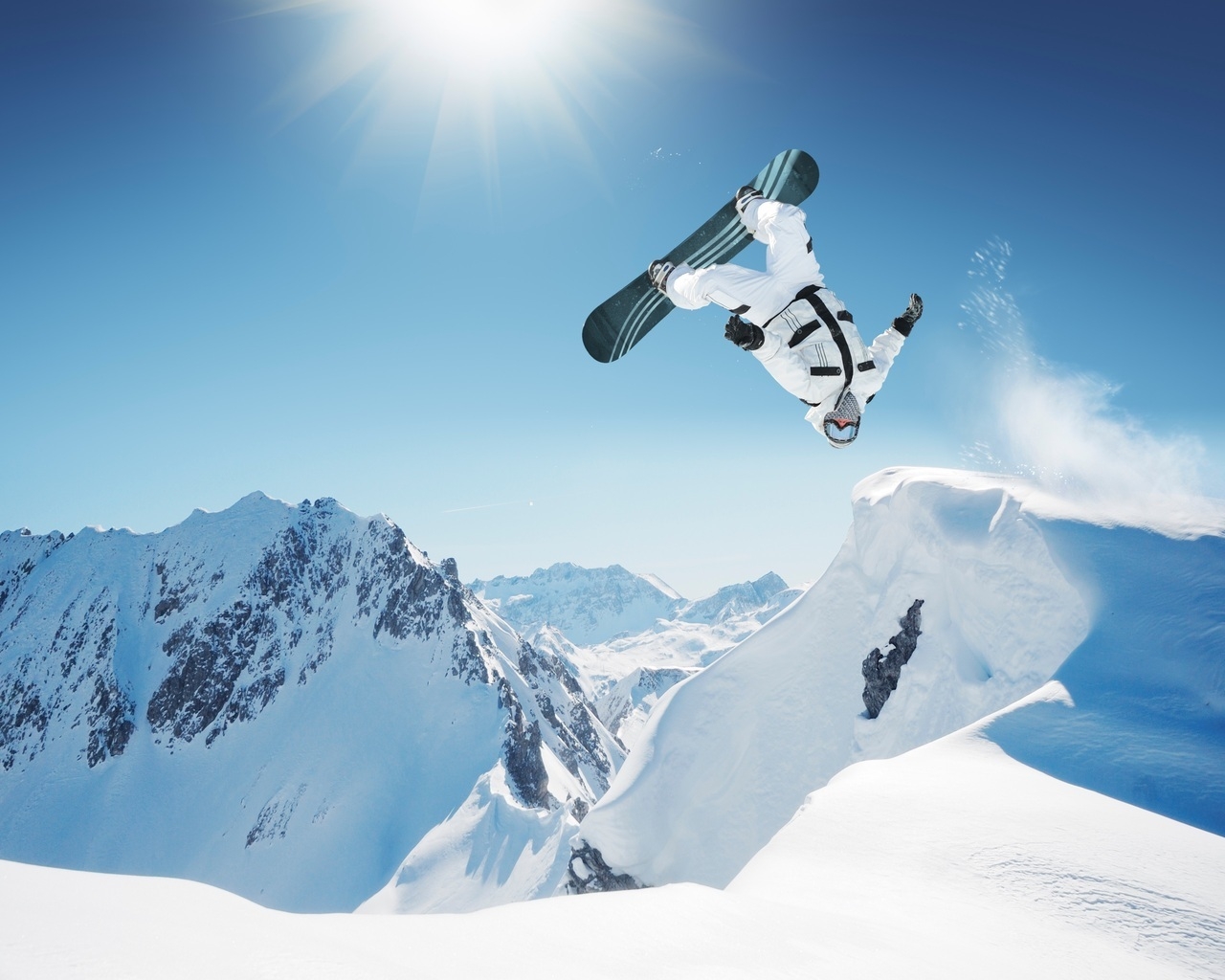 Snowboarding Adventure for 1280 x 1024 resolution