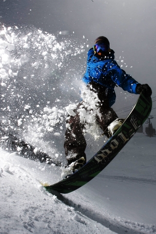Snowboarding Figures for 320 x 480 iPhone resolution