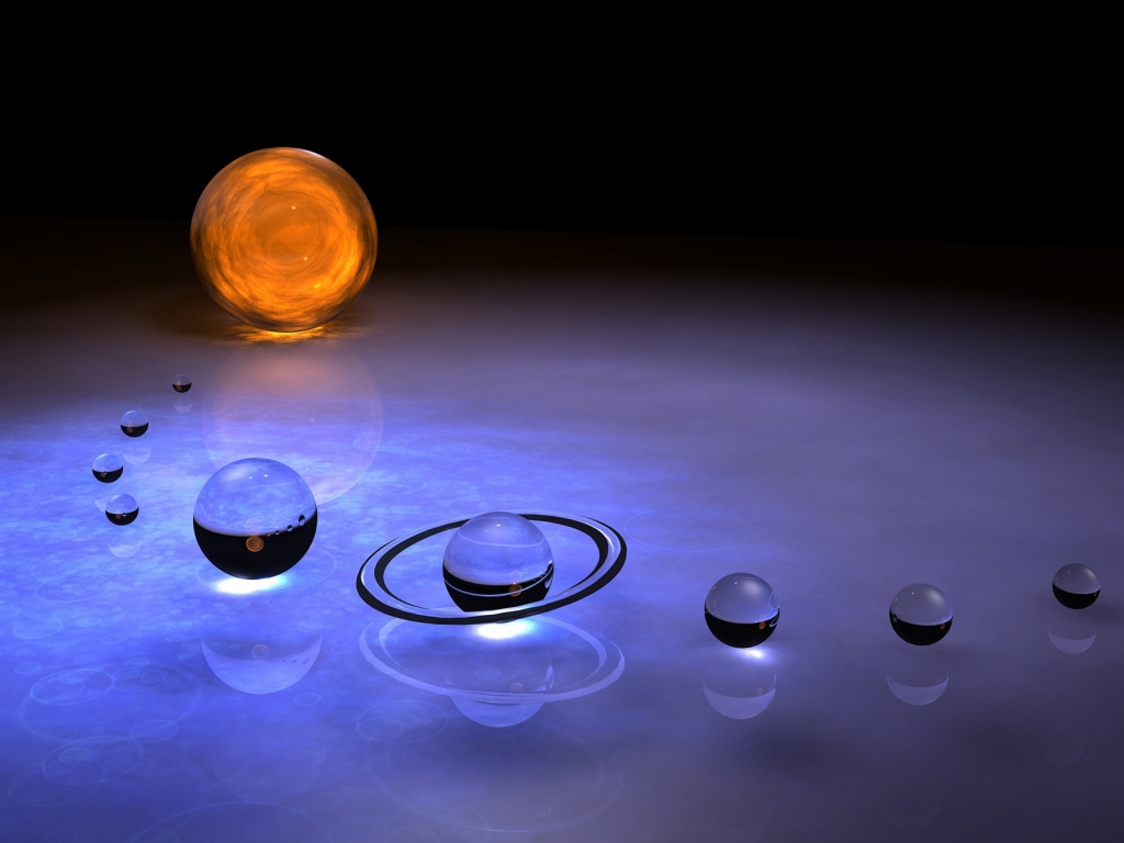Solar System for 1024 x 768 resolution