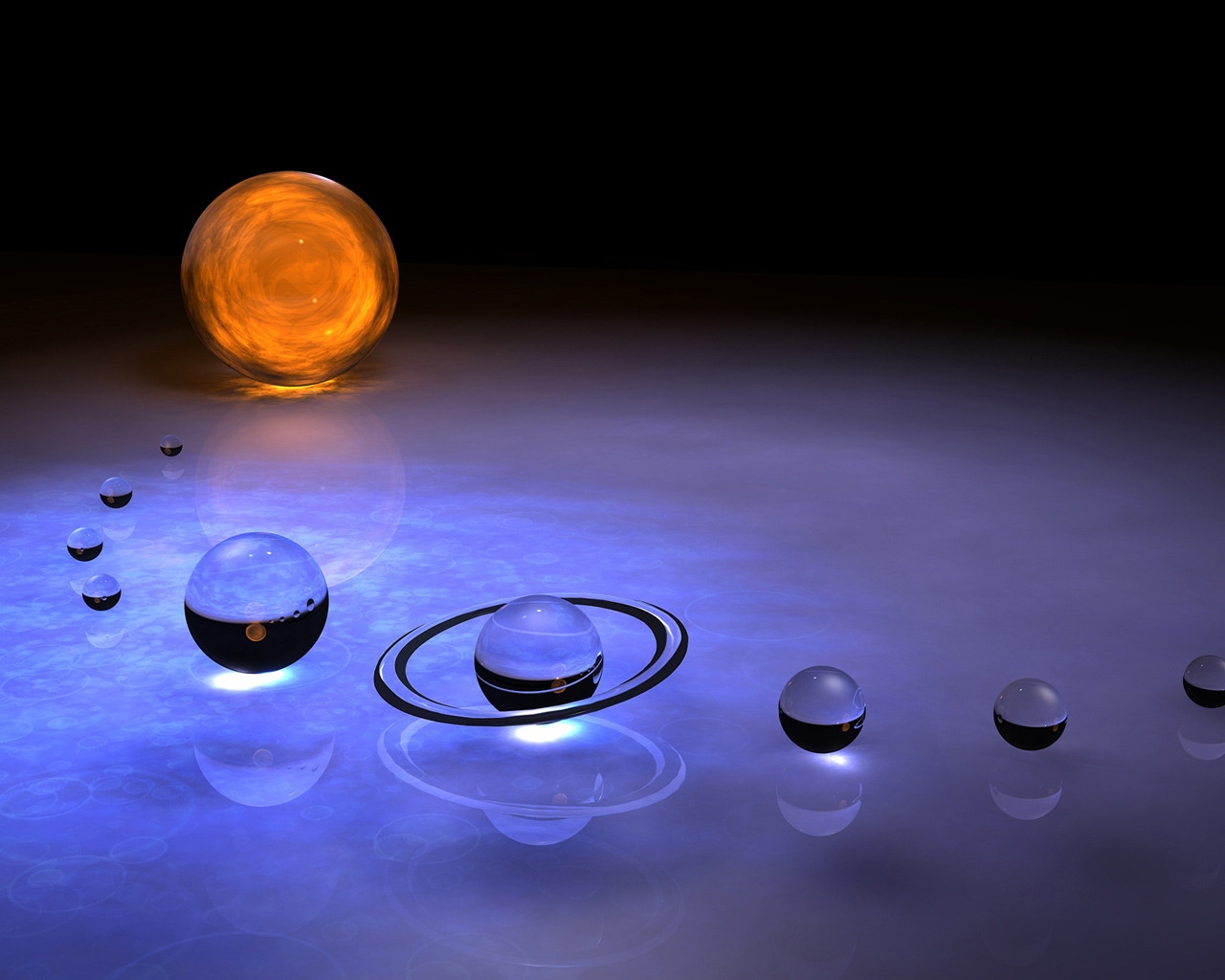 Solar System for 1280 x 1024 resolution
