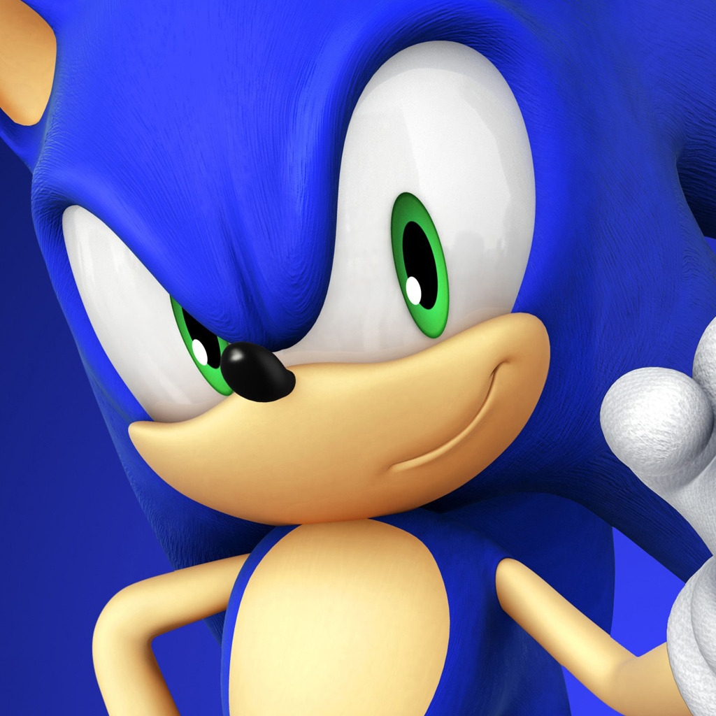 Sonic Hedgehog for 1024 x 1024 iPad resolution
