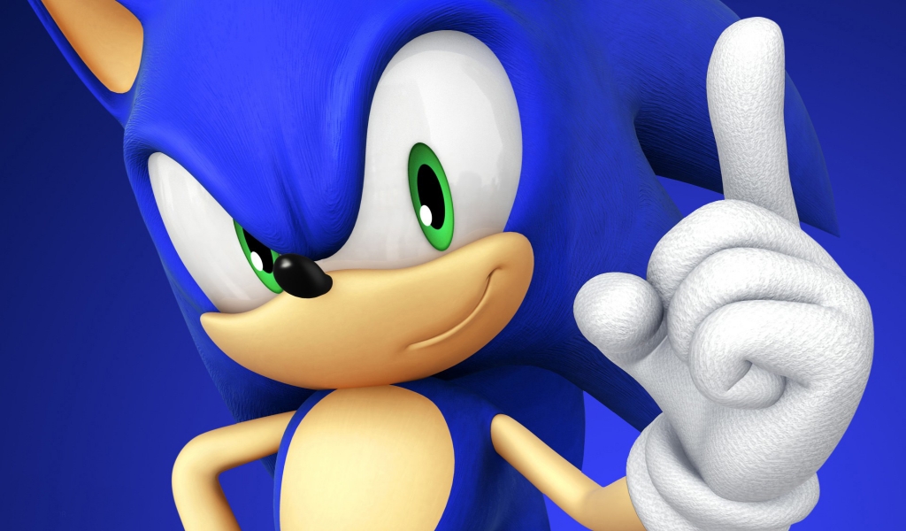 Sonic Hedgehog for 1024 x 600 widescreen resolution