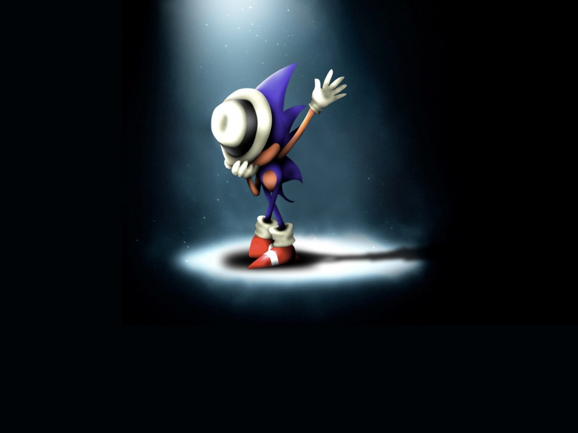 Sonic Hedgehog Michael Jackson for 1152 x 864 resolution