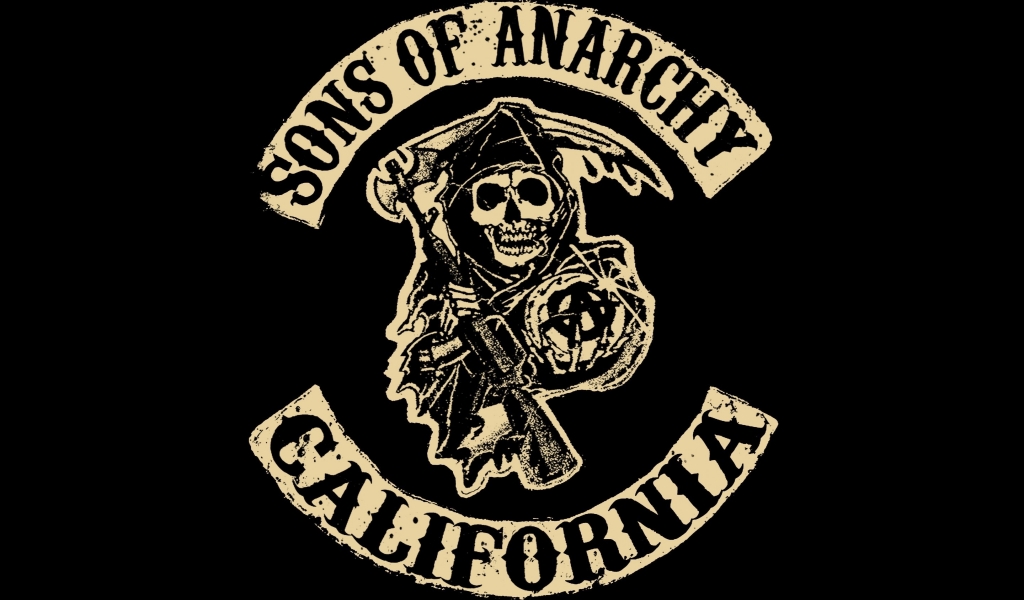 Sons of Anarchy Logo for 1024 x 600 widescreen resolution