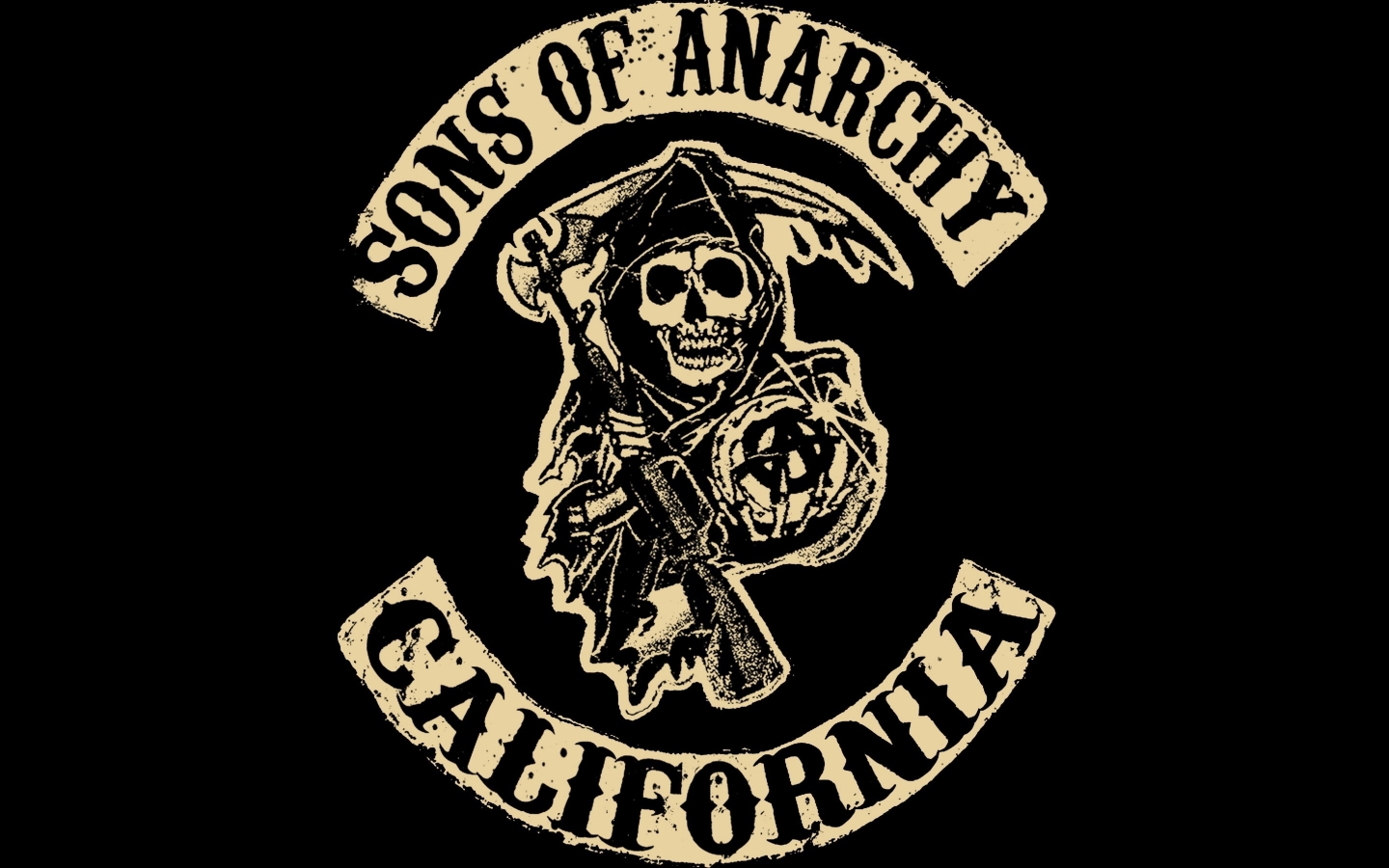 Sons of Anarchy Logo for 1440 x 900 widescreen resolution