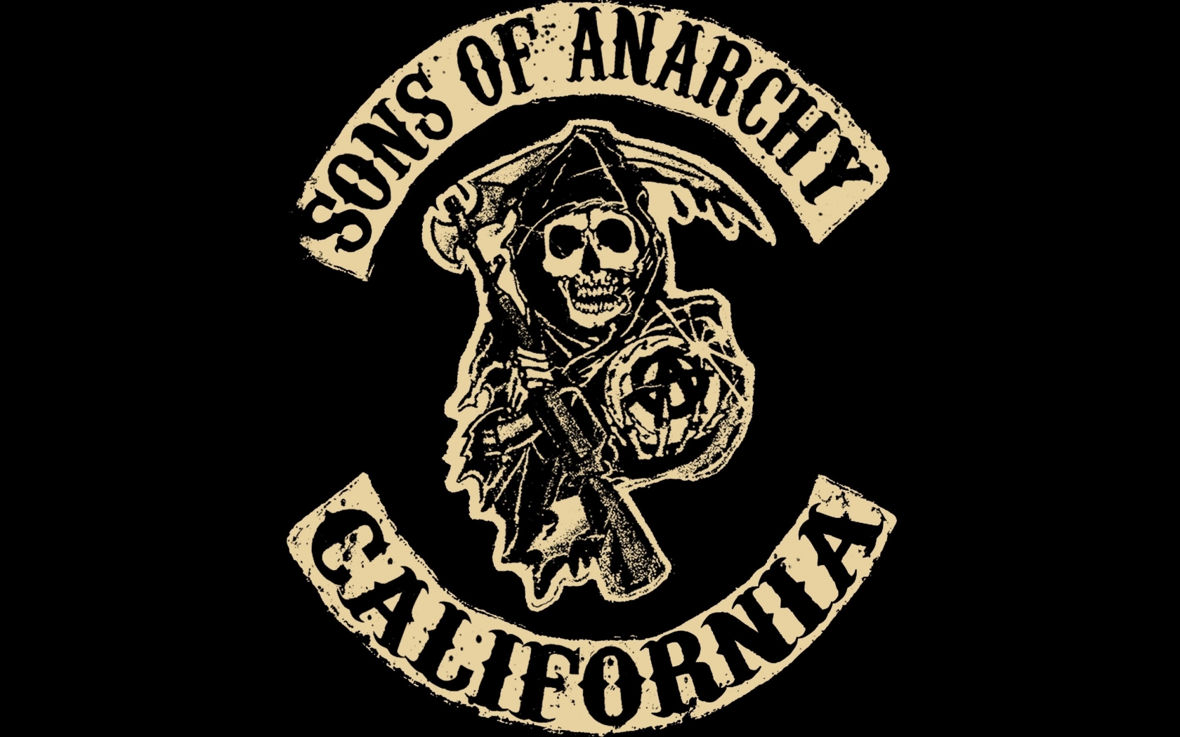 Sons of Anarchy Logo for 1680 x 1050 widescreen resolution