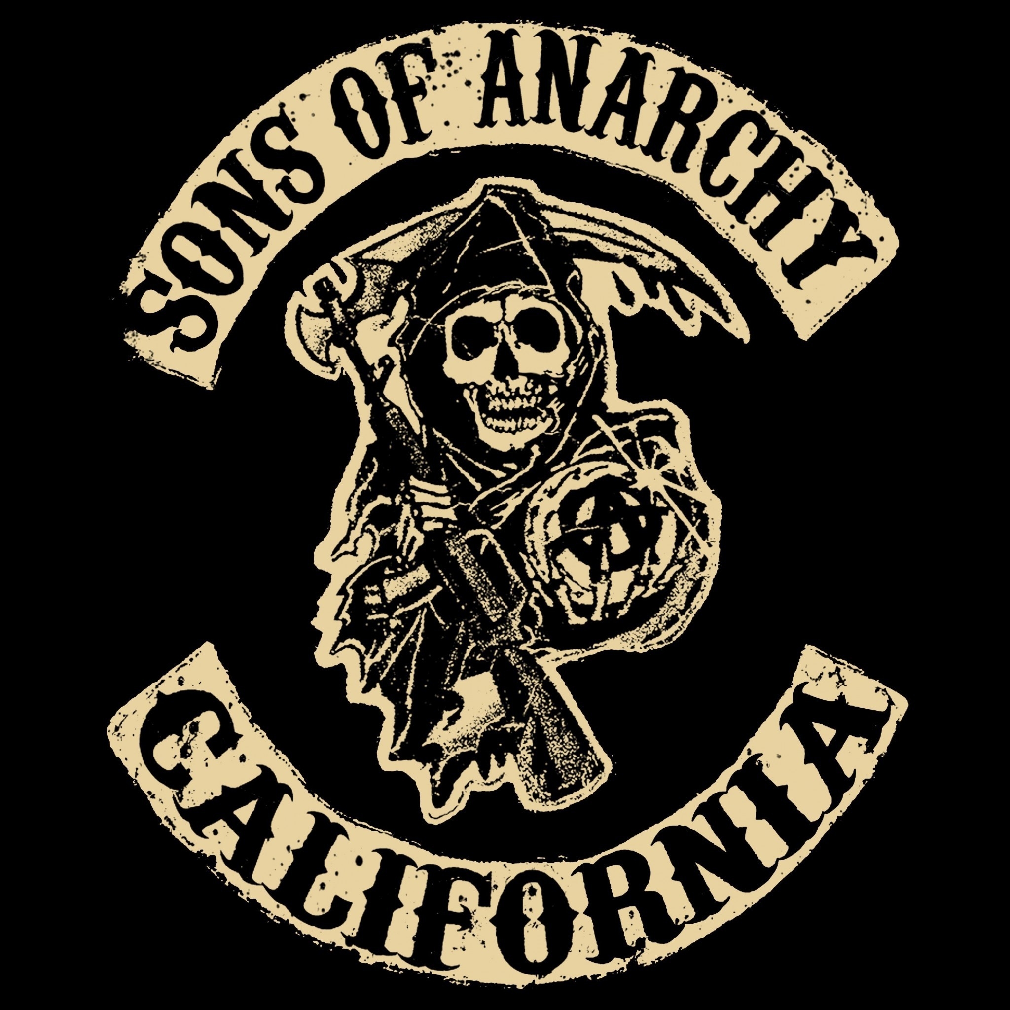 Sons of Anarchy Logo for 2048 x 2048 New iPad resolution