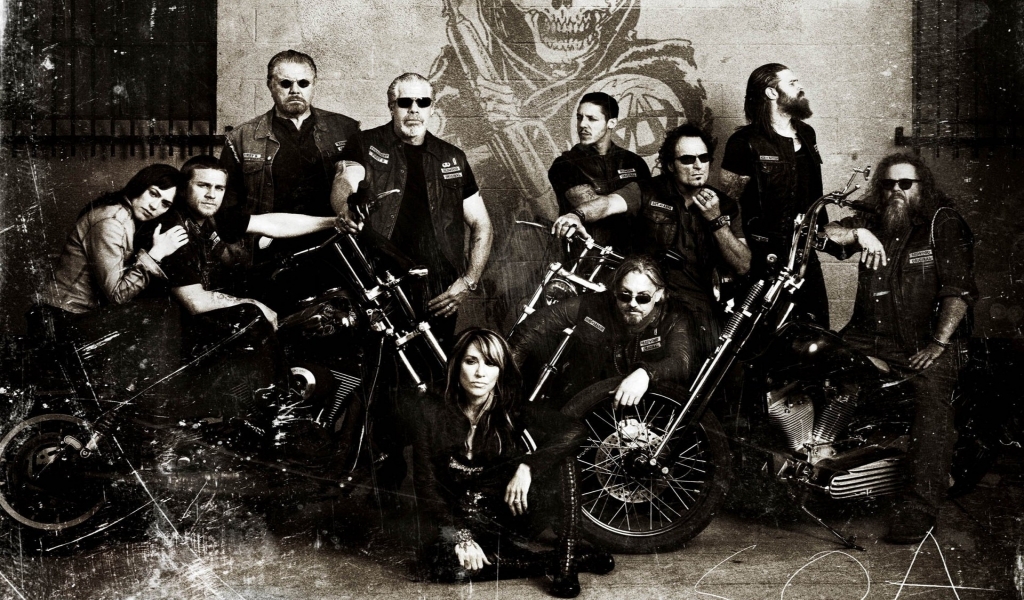 Sons of Anarchy Television Drama for 1024 x 600 widescreen resolution
