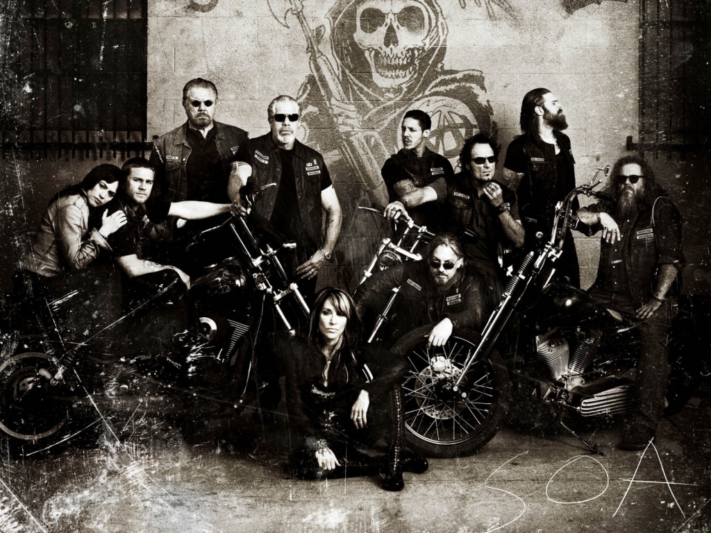 Sons of Anarchy Television Drama for 1024 x 768 resolution