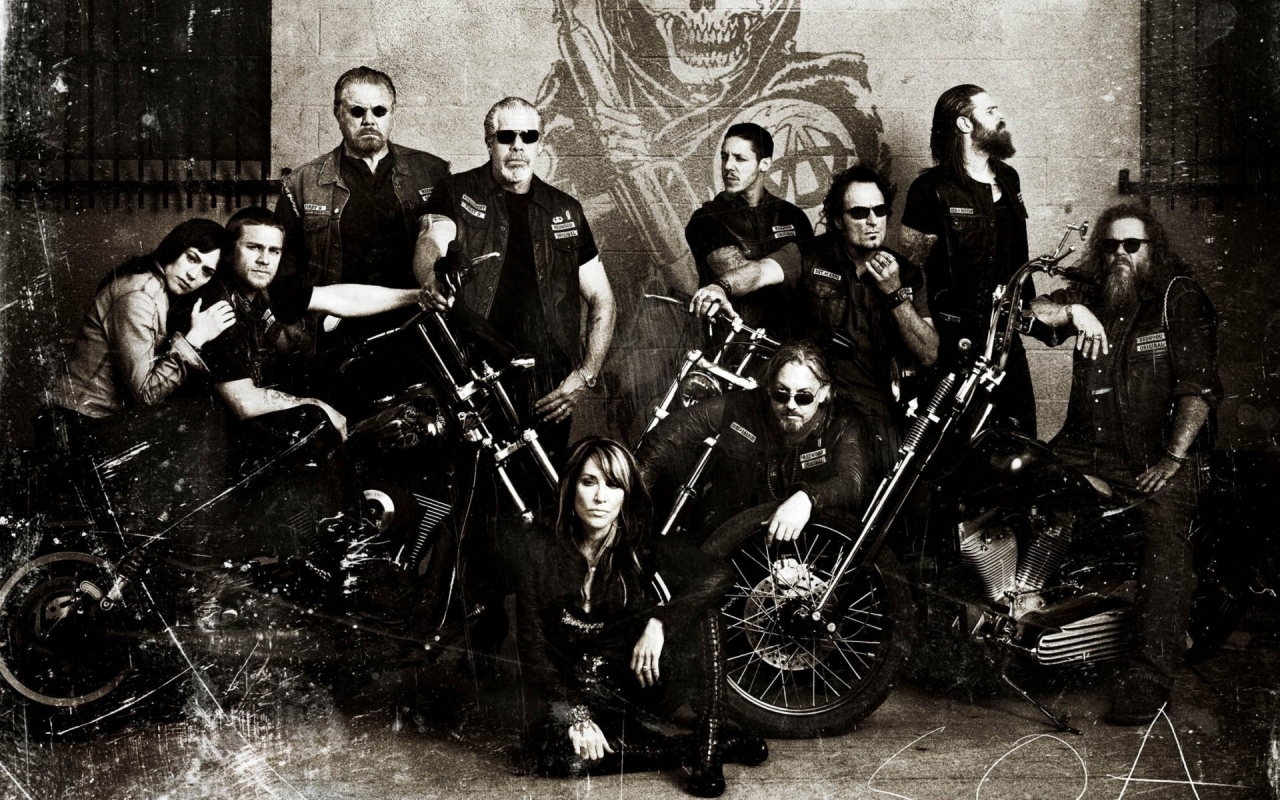 Sons of Anarchy Television Drama for 1280 x 800 widescreen resolution