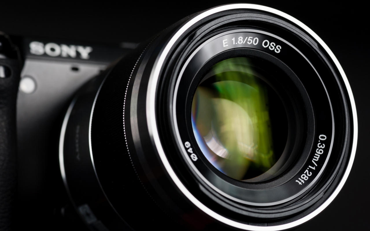 Sony Camera Lens for 1280 x 800 widescreen resolution