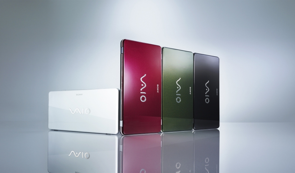 Sony Vaio 4 colors for 1024 x 600 widescreen resolution