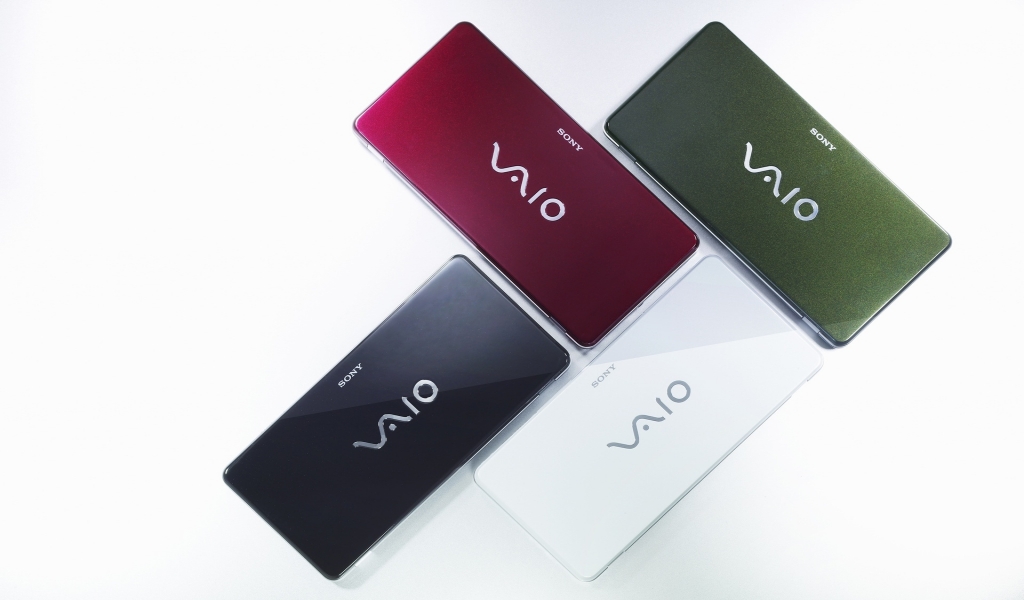 Sony Vaio 4 colors game for 1024 x 600 widescreen resolution