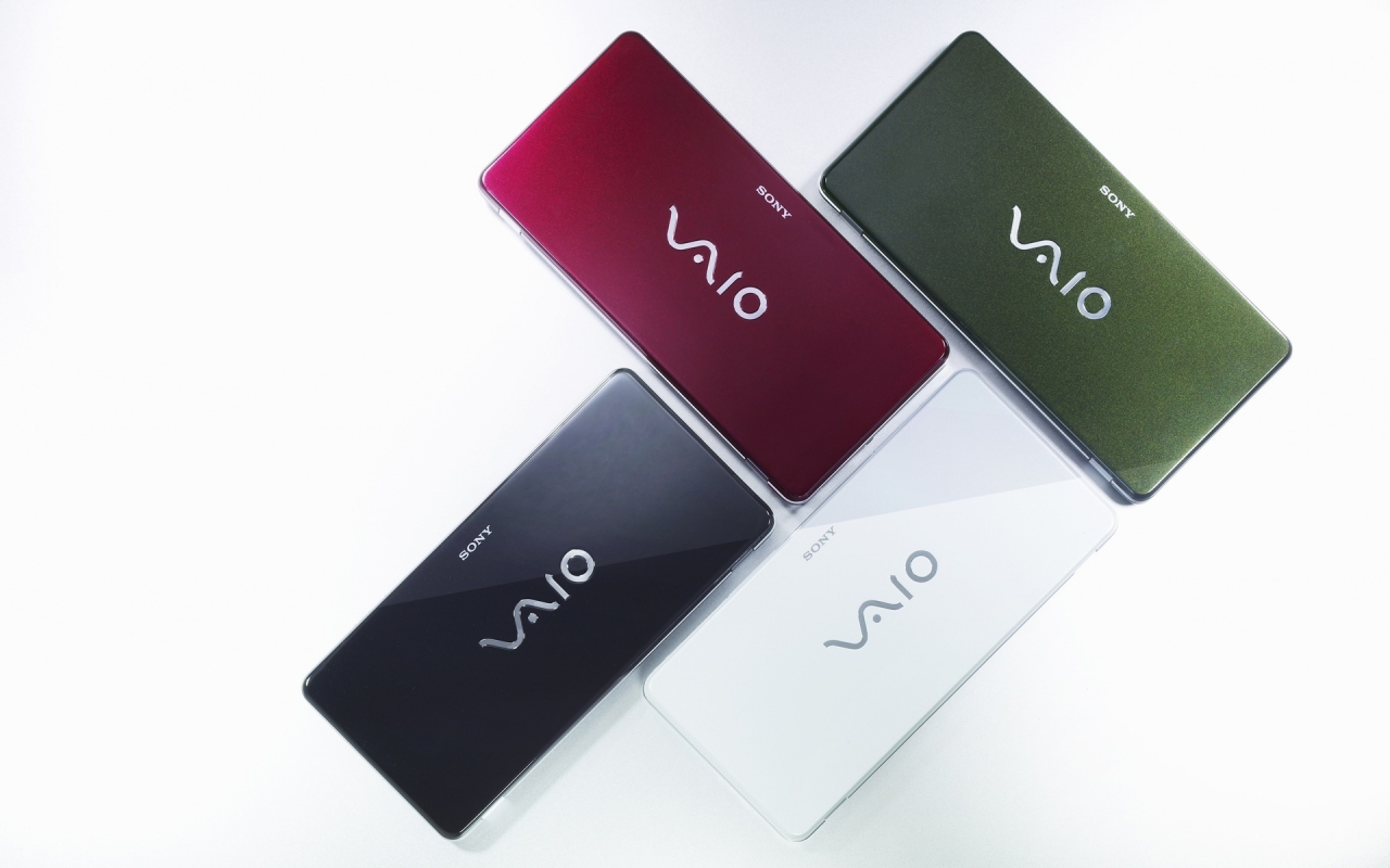 Sony Vaio 4 colors game for 1280 x 800 widescreen resolution