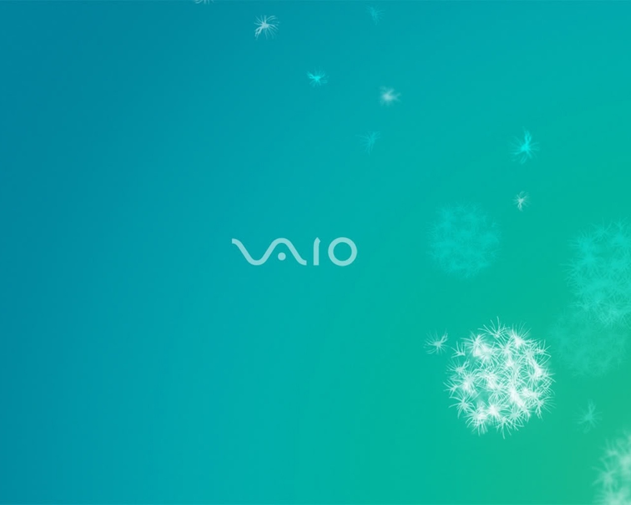 Sony VAIO Teal Whisper for 1280 x 1024 resolution