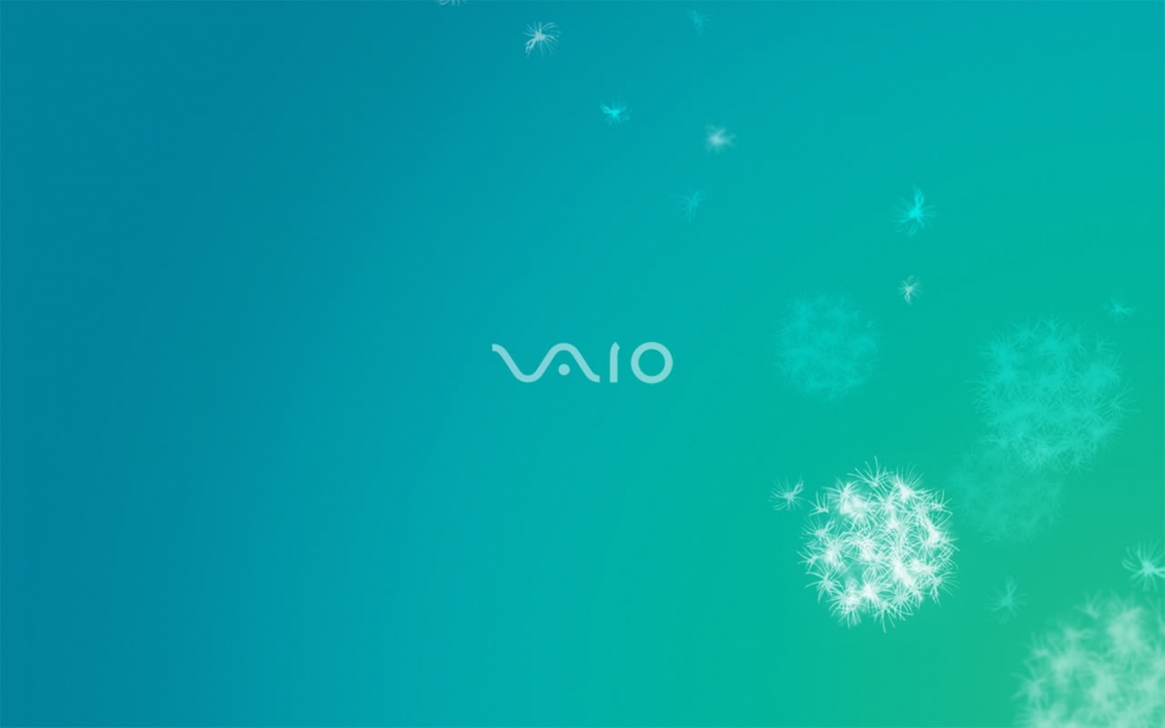 Sony VAIO Teal Whisper for 1680 x 1050 widescreen resolution
