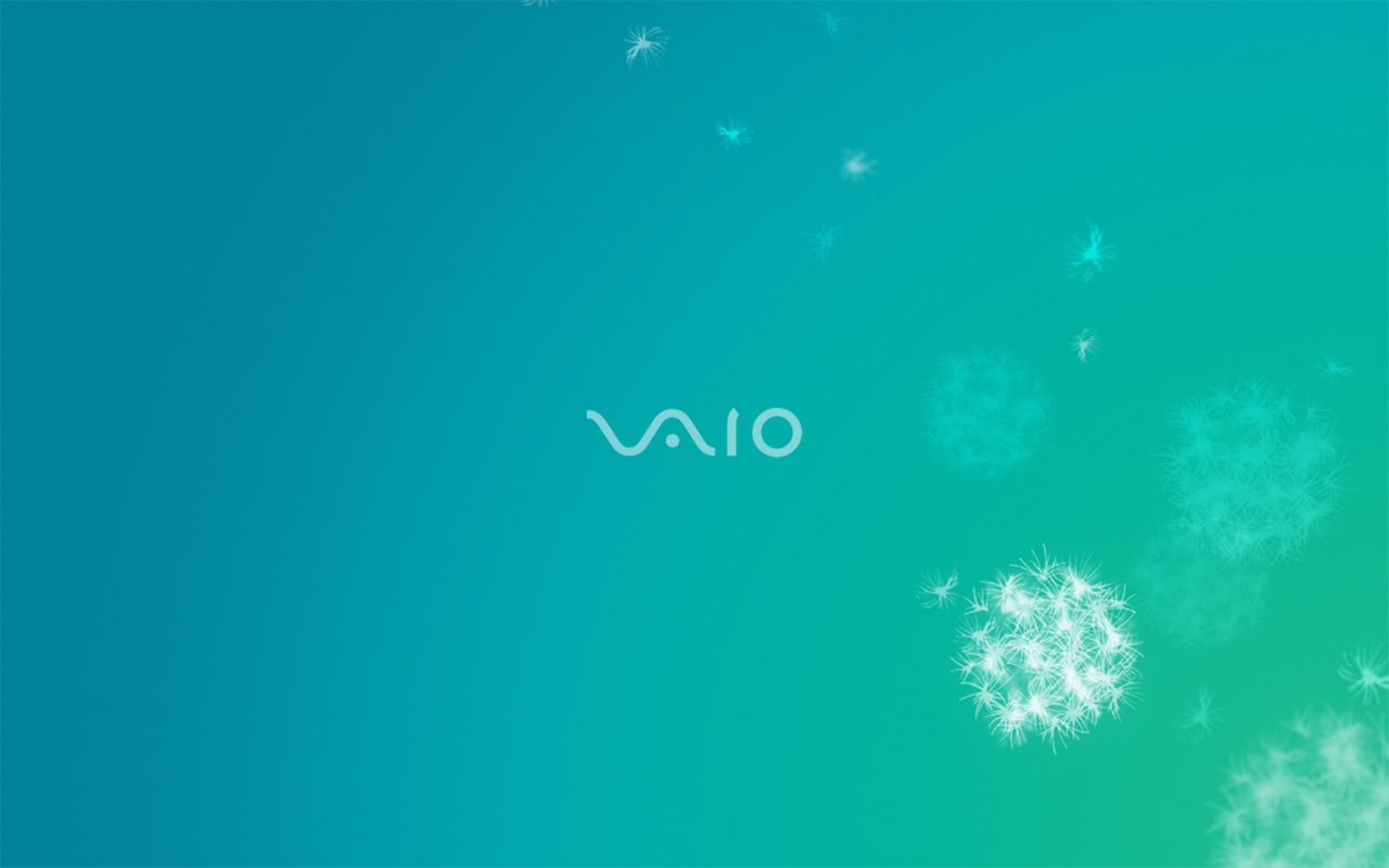 Sony VAIO Teal Whisper for 1920 x 1200 widescreen resolution