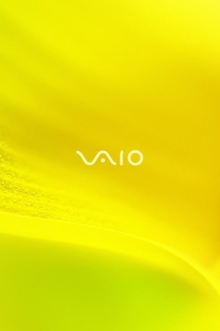 Sony VAIO Tender Yellow for 320 x 480 iPhone resolution