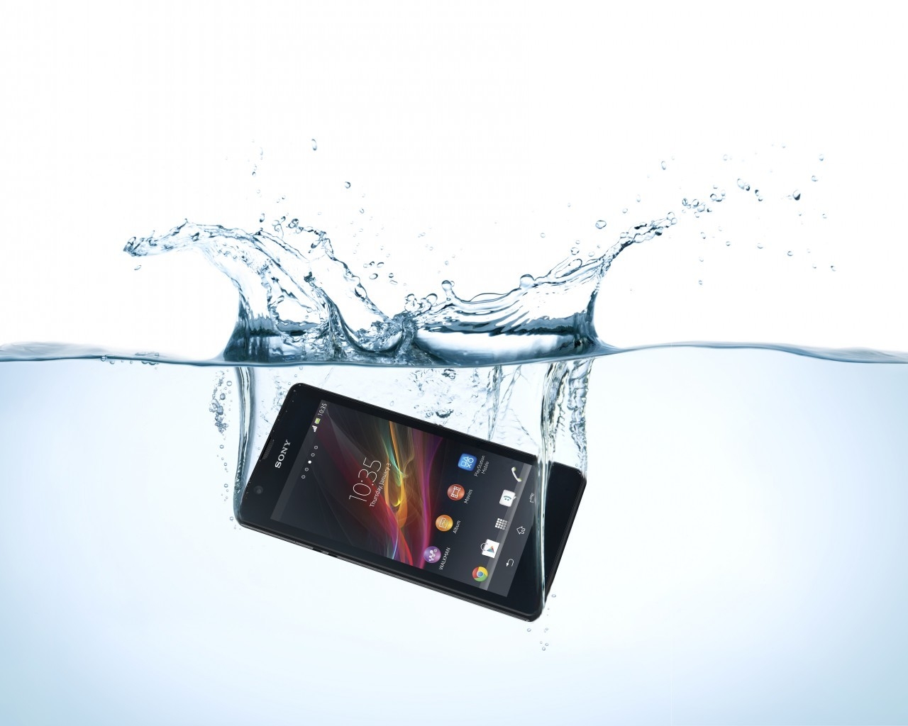 Sony Xperia Swimming for 1280 x 1024 resolution