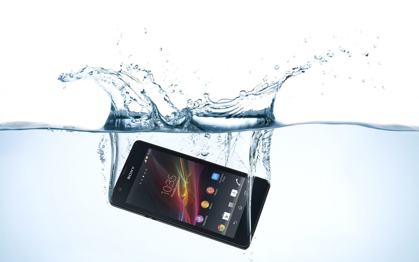 Sony Xperia Swimming for 1440 x 900 widescreen resolution