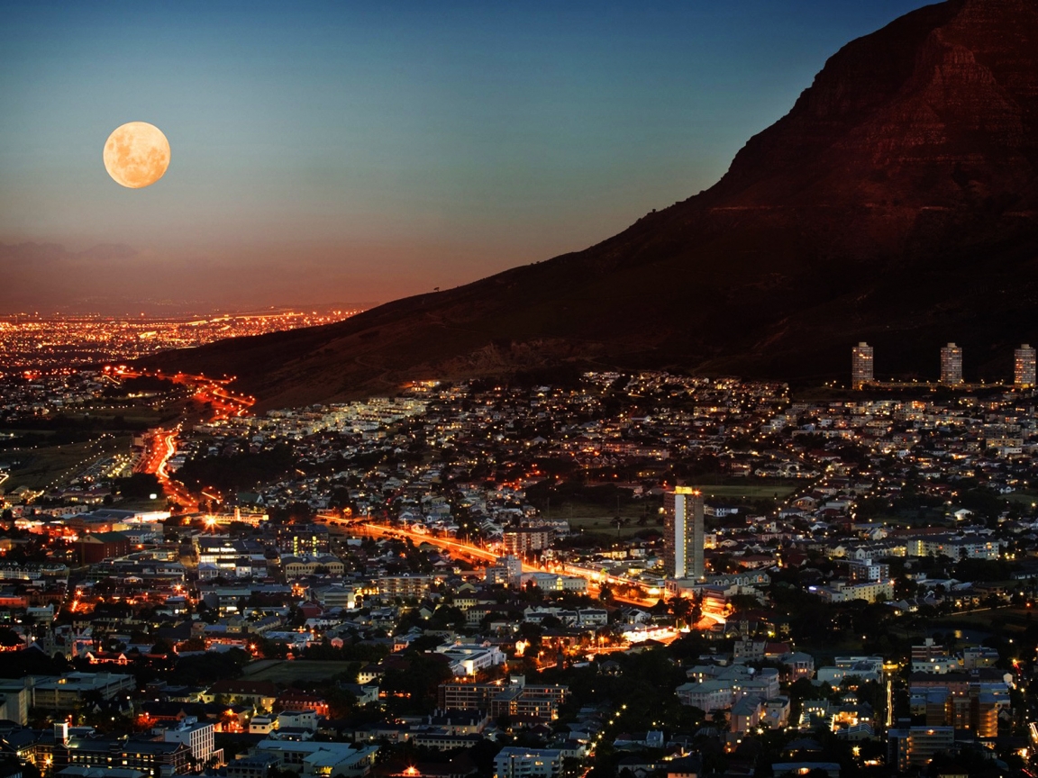 South Africa Night for 1152 x 864 resolution