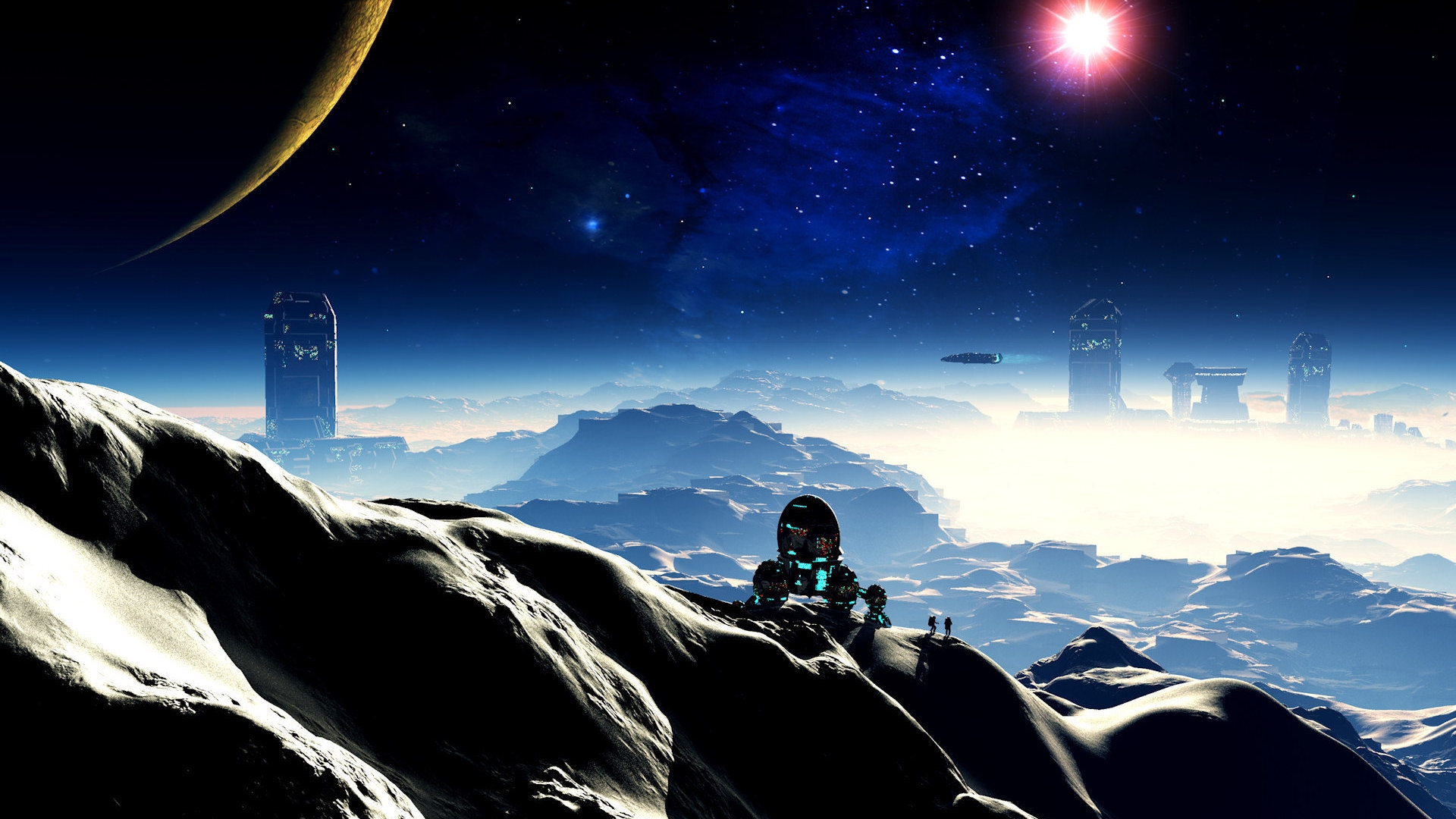 Space Life for 1920 x 1080 HDTV 1080p resolution