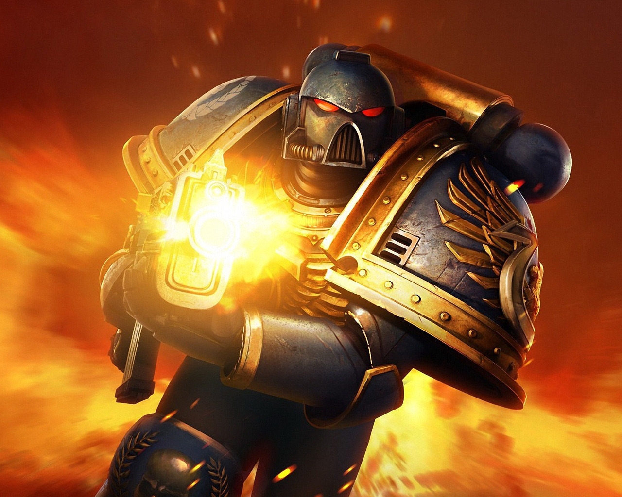 Space Marines Warhammer 40000 for 1280 x 1024 resolution