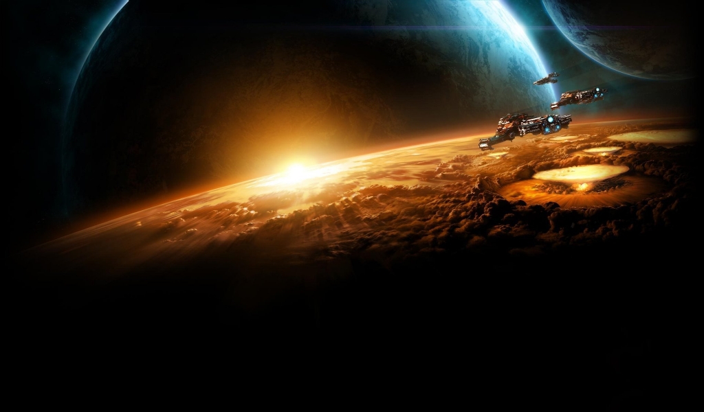 Space Mission for 1024 x 600 widescreen resolution