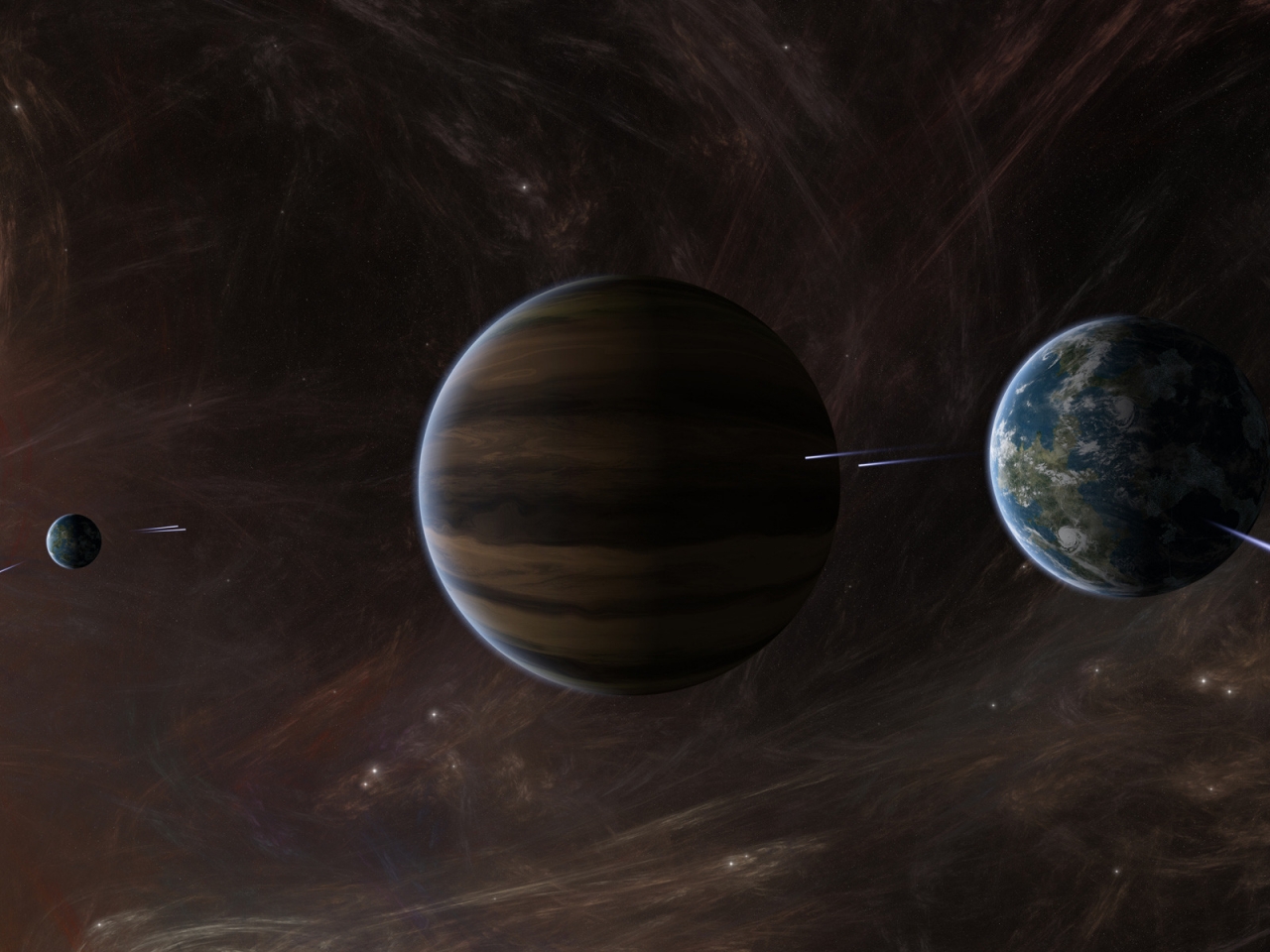 Space Planets Activity for 1280 x 960 resolution