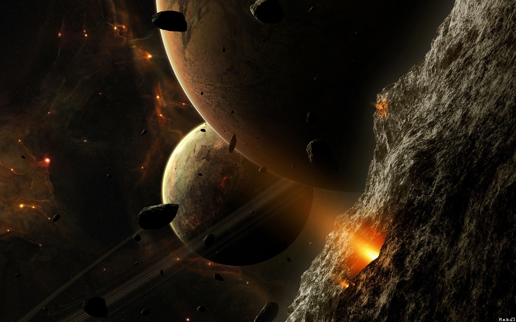 Space World for 1680 x 1050 widescreen resolution