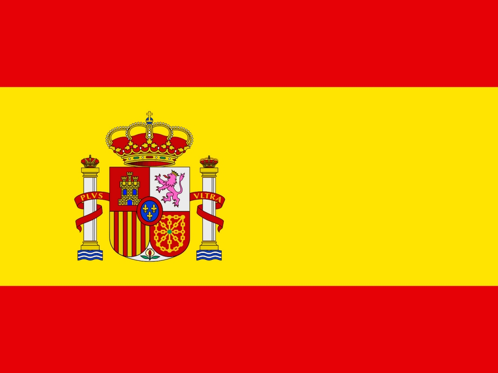 Spain Flag for 1024 x 768 resolution