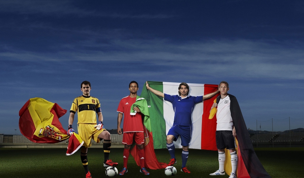 Spain Portugal Italy and Germany for 1024 x 600 widescreen resolution