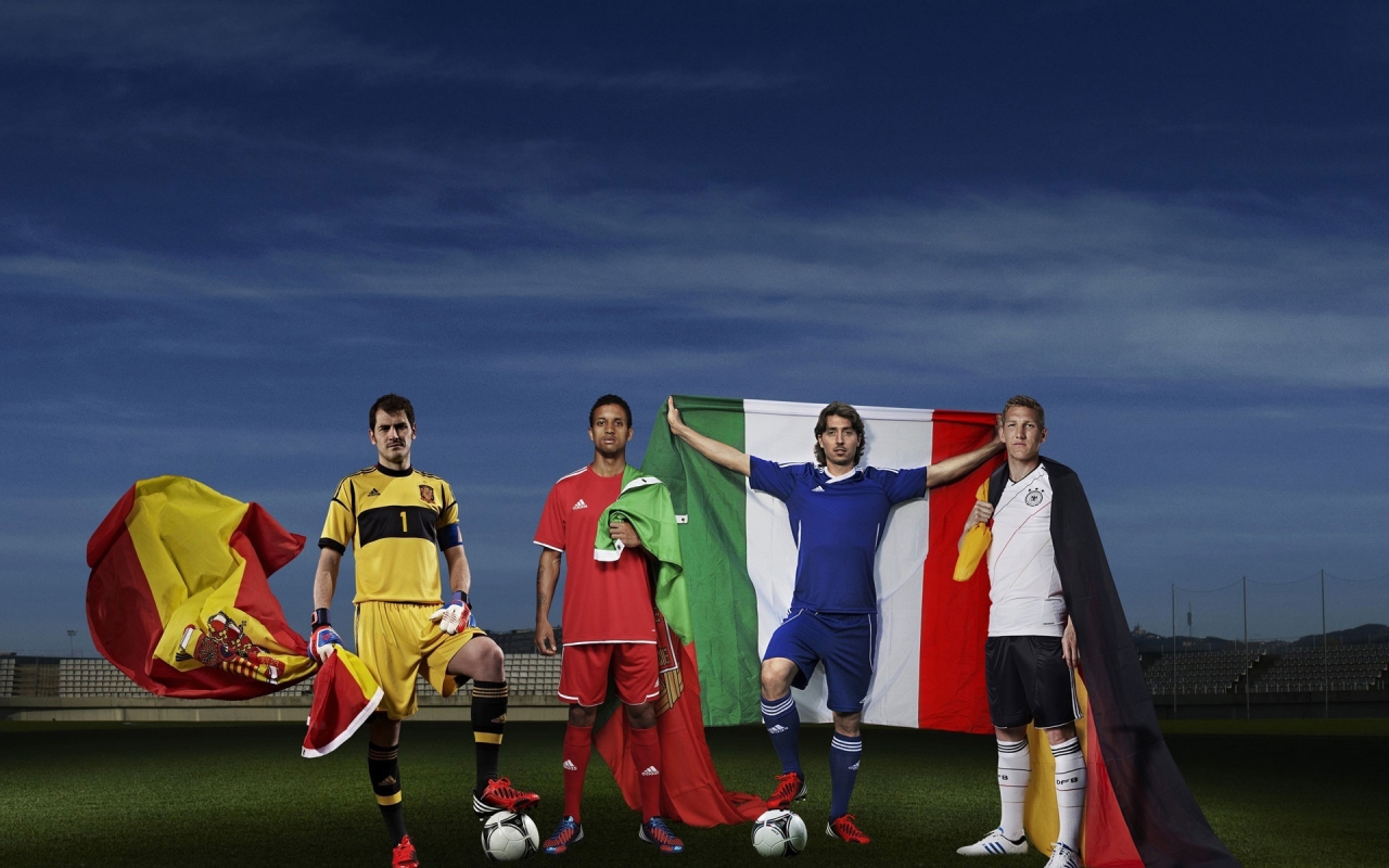 Spain Portugal Italy and Germany for 1280 x 800 widescreen resolution