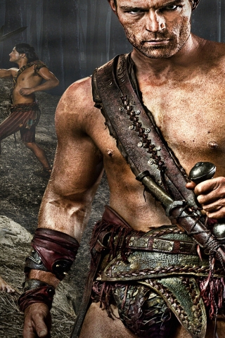 Spartacus Poster for 320 x 480 iPhone resolution