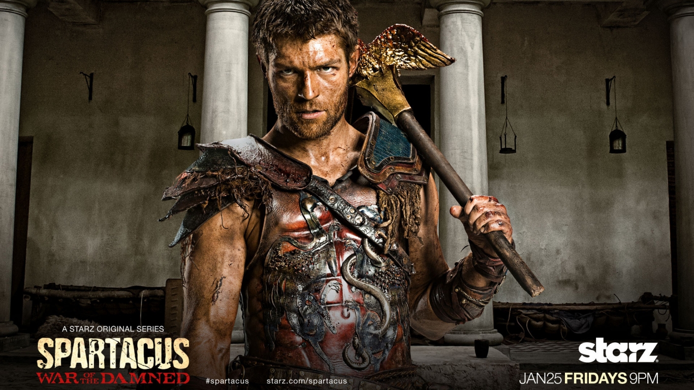 Spartacus Season 3 for 1366 x 768 HDTV resolution