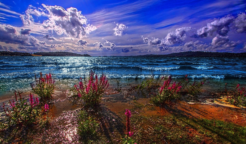 Special Blue Landscape for 1024 x 600 widescreen resolution
