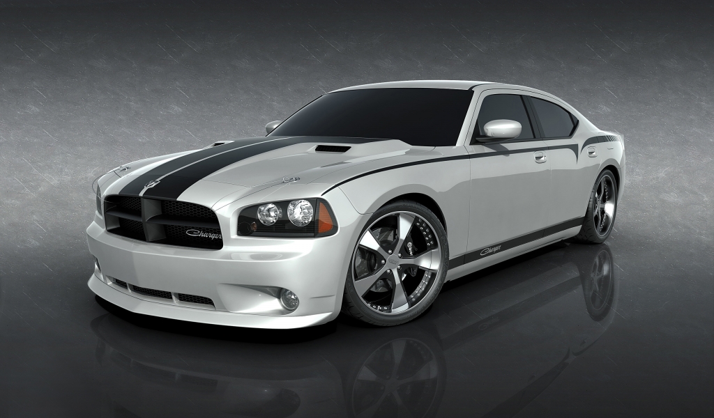 Special Dodge Charger for 1024 x 600 widescreen resolution