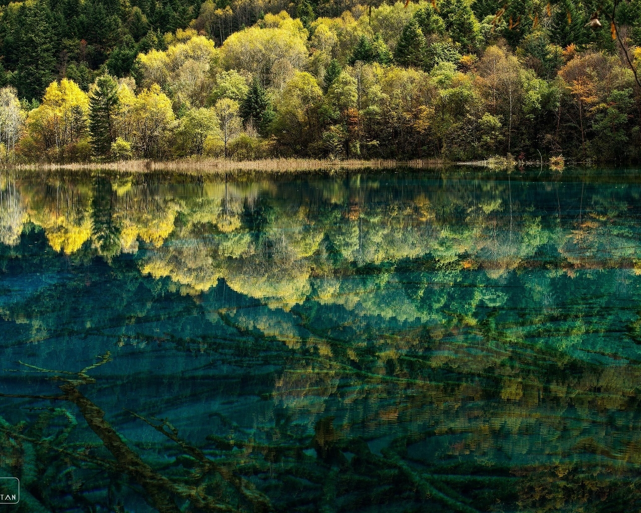 Spectacular Lake Reflection for 1280 x 1024 resolution