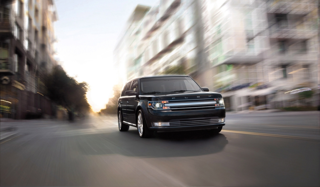 Speed with Ford Flex Model 2013 for 1024 x 600 widescreen resolution