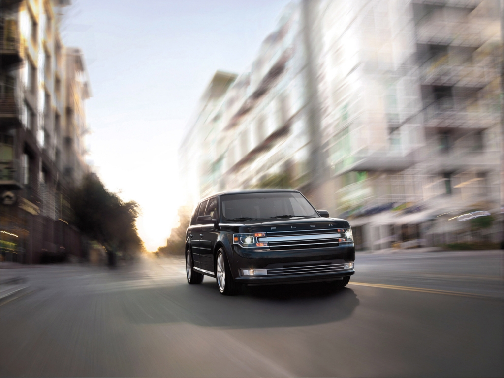 Speed with Ford Flex Model 2013 for 1024 x 768 resolution