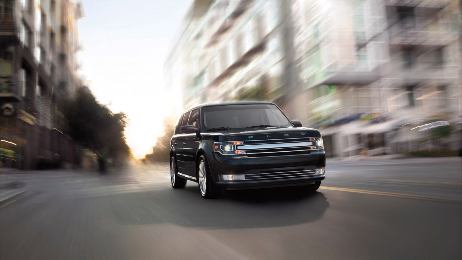 Speed with Ford Flex Model 2013 for 1536 x 864 HDTV resolution