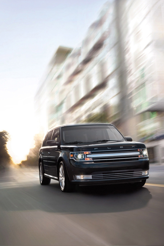 Speed with Ford Flex Model 2013 for 640 x 960 iPhone 4 resolution