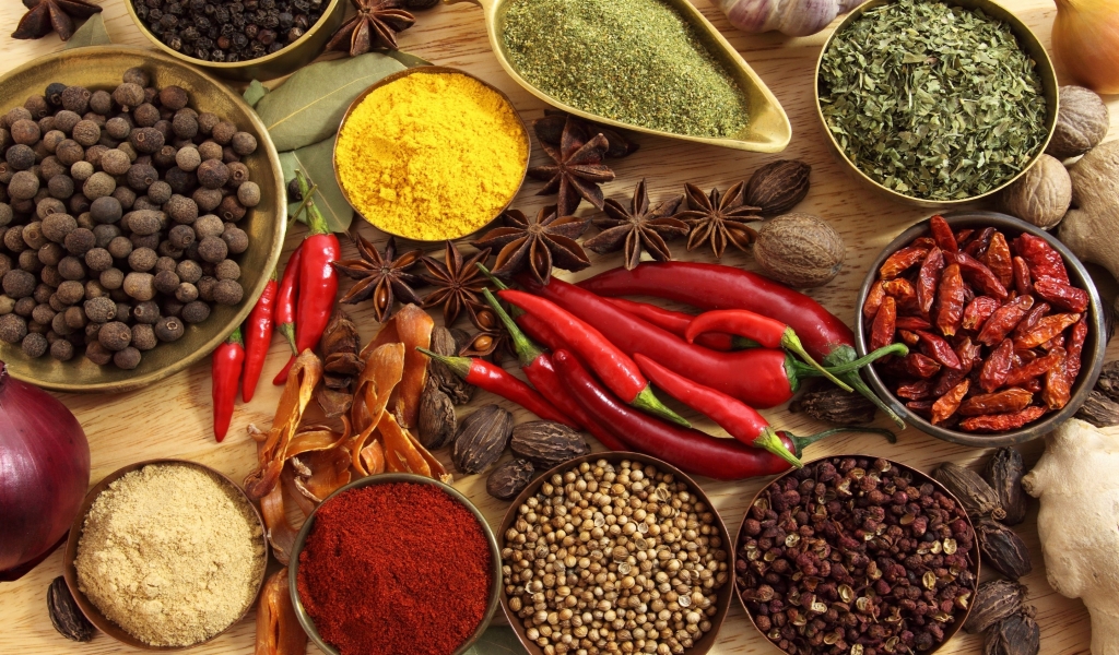 Spices Poster for 1024 x 600 widescreen resolution