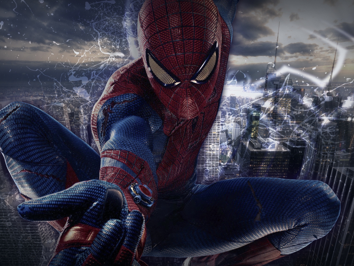 Spiderman Pose for 1152 x 864 resolution